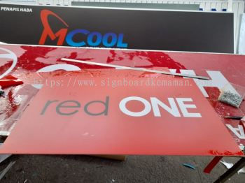 Colourbond # Colourboard # Signboard # GI Signboard #  Metal Signboard # Colour Warranted # Metal Signboard With Colour Warranty # Red One # Restoran Signboard # Signboard Cafe # Signboard Klinik 