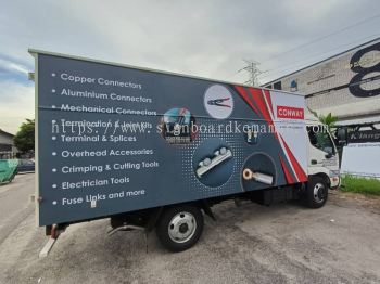 CONWAY TRUCK LORRY STICKER LOGISTICS TRUCK STICKER AT KEMAMAN CHUKAI TERENGGANU MALAYSIA