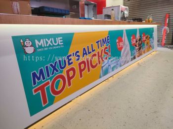 MIXUE ICE CREAM & TEA MALAYSIA INDOOR WALLPAPER PRINTING AT BENTONG TOWN, GENTING HIGHLANDS, BUKIT TINGGI, GENTING SEMPAH, KARAK, KETARI, LURAH BILUT, GOHTONG JAYA, JANDA BAIK BENTONG MALAYSIA 