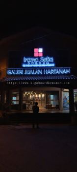 GALERI JUALAN HARTANAH OUTDOOR 3D LED BOX UP STAINLESS STEEL SIGNBOARD SIGNAGE  AT MARAN TOWN, CHENOR, LUIT, SRI JAYA, BANDAR TUN RAZAK, LUBUK PAKU MARAN PAHANG MALAYSIA