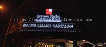 IRAMA SETIA OUTDOOR 3D LED STAINLESS STEEL SIGNBOARD AT