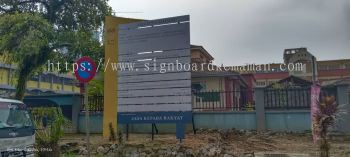 CONSTRUCTION PROJECT SIGNBOARD AT PAKA
