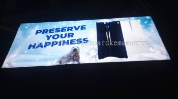 INDOOR FABRIC LIGHTBOX SIGNAGE DISPLAY AT PEKAN MALAYSIA 