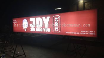 RESTAURANT OUTDOOR LIGHTBOX SIGNBOARD INSTALLATION AT TERMERLOH PAHANG MALAYSIA