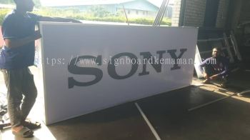 SONY OUTDOOR LIGHTBOX SIGNBOARD BERLAMPU AT KEMAMAN CHUKAI TERENGGANU MALAYSIA