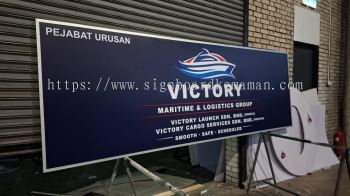 CUSTOM FLAT GI METAL SIGNBOARD EXPERT IN KUANTAN, TRIANG & TEMERLOH