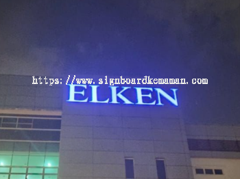 BUILDING EXTERIOR 3D LED FRONT-GLOW SIGNBOARD SOLUTION IN KUALA TERENGGANU, KELANTAN & PAHANG