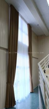 Curtains Transparent Brown