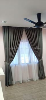 Curtains Dark Green