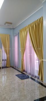 Curtains Yellow Pink