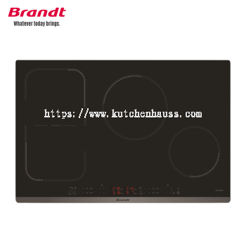 Brandt 80cm 4 Zone Induction Hob BPI6449BL 