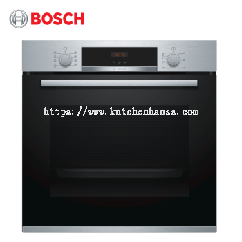 Bosch 60cm Built-in Oven HBA534BS0A , Series 4