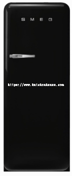 SMEG Single Door Refrigerator FAB28RBL BLACK