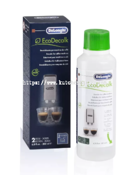 DELONGHI DLSC202 Eco-Decalk Coffee Machine Descaler 200ml - Cleaning Solutions