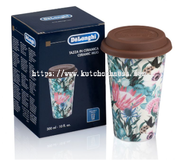 DELONGHI Multi-coloured Ceramic Cup 300ml - All Coffee Machine Accessories