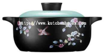 COLOR KING 3233-1000ml SHANGCHU Ceramic Stock Pot Blue