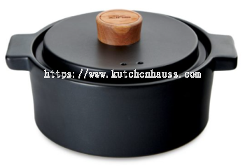 COLOR KING 3461-4000ml ENDURA Ceramic Stock Pot – Induction Version Black