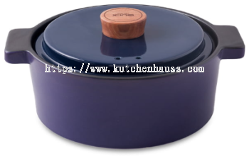 COLOR KING 3461-4000ml ENDURA Ceramic Stock Pot – Induction Version Blue