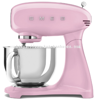 SMEG Stand Mixer Full Color SMF03PK / Electrik Pengadun Berdiri SMF03PK PINK