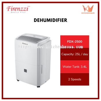FIRENZZI - 25L Portable Dehumidifier | FDX-2500