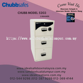 Chubbsafes 3 Drawer RPF Cabinet 5203 _290kg