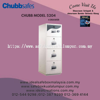 Chubbsafes 4 Drawer RPF Cabinet 5204_370kg