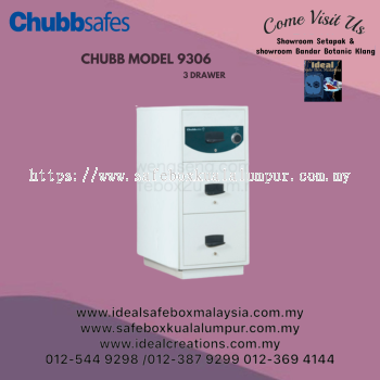 Chubbsafes 3 Drawer RPF Cabinet 9306_290kg