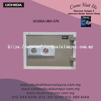 Uchida UBH-57K Fire Resistant Safe Box (Double Keylock)_57kg