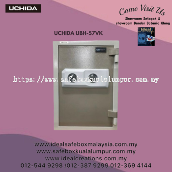 Uchida UBH-57VK Fire Resistant Safe Box (Double Keylock)_57kg