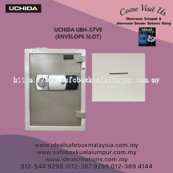 Uchida UBH-57VE Fire Resistant Safe Box with Envelope Slot (Digital Lock)_57kg