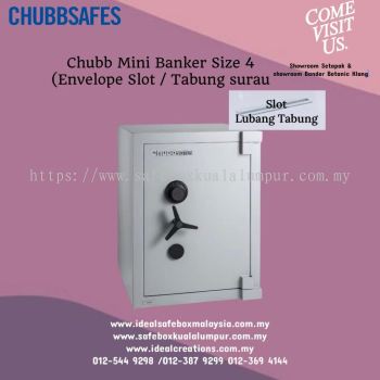 Chubbsafes Mini Banker Safe Envelope Slot (Size 4)