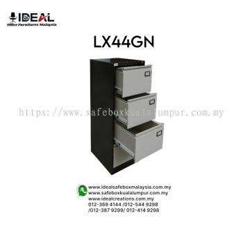 4 Drawer Steel Filing Cabinet; LX-44GN