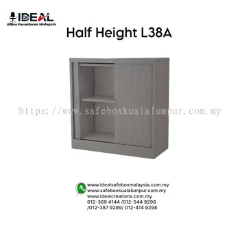 Office Steel Furniture Half Height Steel Cupboard Roller Shutter; L38A