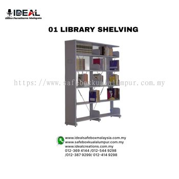 Office Furniture Racking System Rack 01 Library Shelving