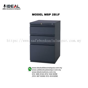 Office Steel Furniture Cabinet MSP 2B1F Metal Pedestal