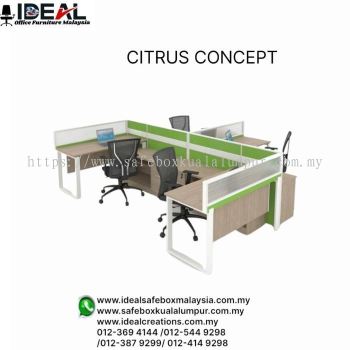 Office Workstation Table Citrus Concept