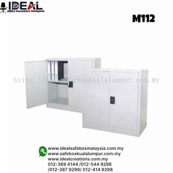 Office Steel Cabinet Low Steel Swinging Door M112