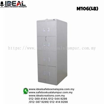 Office Steel Cabinet Filling Cabinet c/w Locking Bar M-106LB