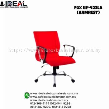 Office Chair Holly Hock Series FOX HY-423LA (Armrest) Executive Lowback Chair (c/w Armrest)