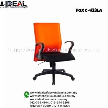 Office Chair Camellia Series FOX C-433LA (Armrest) Executive Lowback Chair (c/w Armrest)