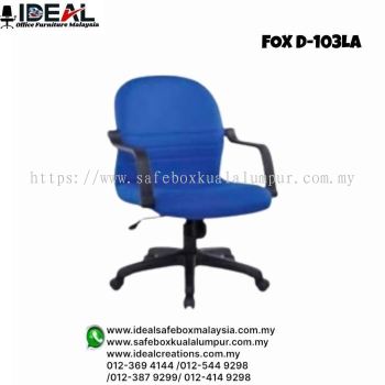 Office Chair Daisy Series FOX D-103LA (Armrest) Executive Lowback Chair (c/w Armrest)