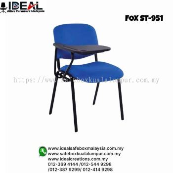 Office Chair Study Chair FOX ST-951 Study Chair c/w Tablet (Epoxy Black)