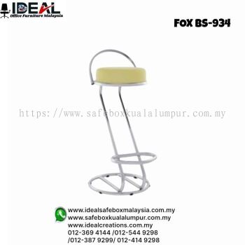 Office Chair Bar Stool Chair Series FOX BS-934 High Seater Stool (Chrome)