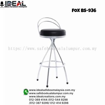 Office Chair Bar Stool Chair Series FOX BS-936 High Seater Stool (Chrome)