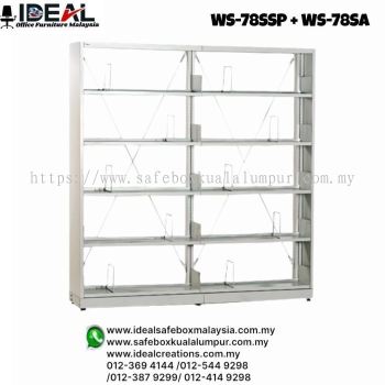 Office Steel Furniture 1 Single Sided Starter Bay + 1 Single Sided Add On Bay (Library Shelving)