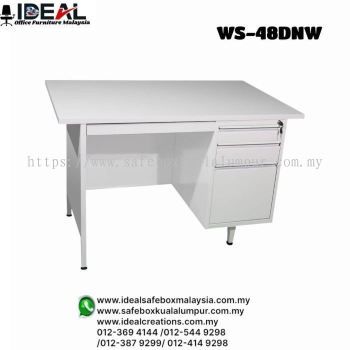 Office Steel Furniture Tables Desk Particle Board Top WS-48DNW