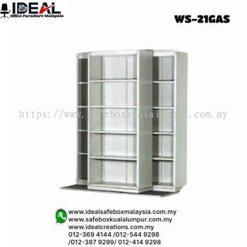 Office Steel Furniture Cabinet Glide A Side System 2 Static + 1 Movable