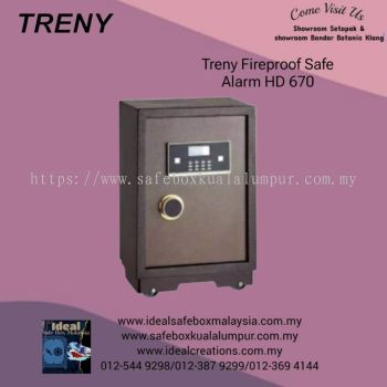 Treny Fireproof Safe Alarm Safe EADS Bos Series HD 670