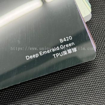 Deep Emerald Green B420 Color PPF | Premium Paint Protection Film