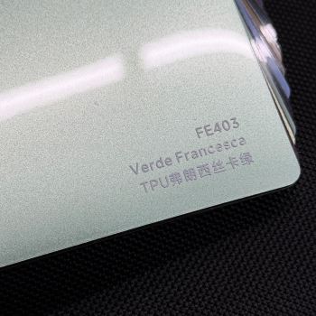 Premium TPU Color Paint Protection Film (PPF) Verde Francesca 费朗西丝卡绿FE403  Gloss Green Self-Healing Automotive Wrap & Paint Protection Film